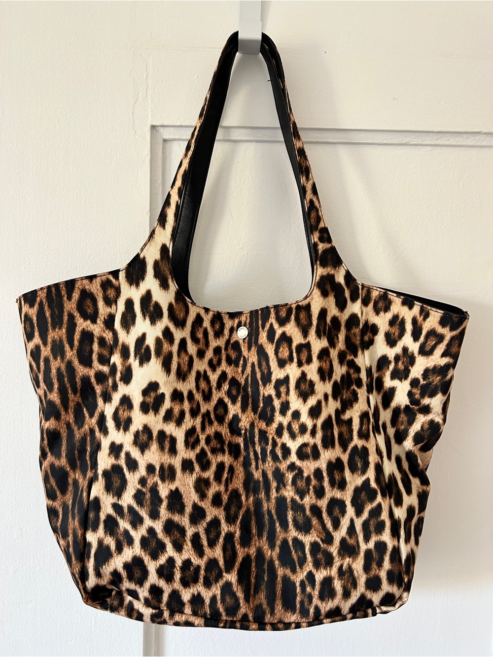 Mango NWT Leopard Print Women’s Tote Bag - Brown/Black